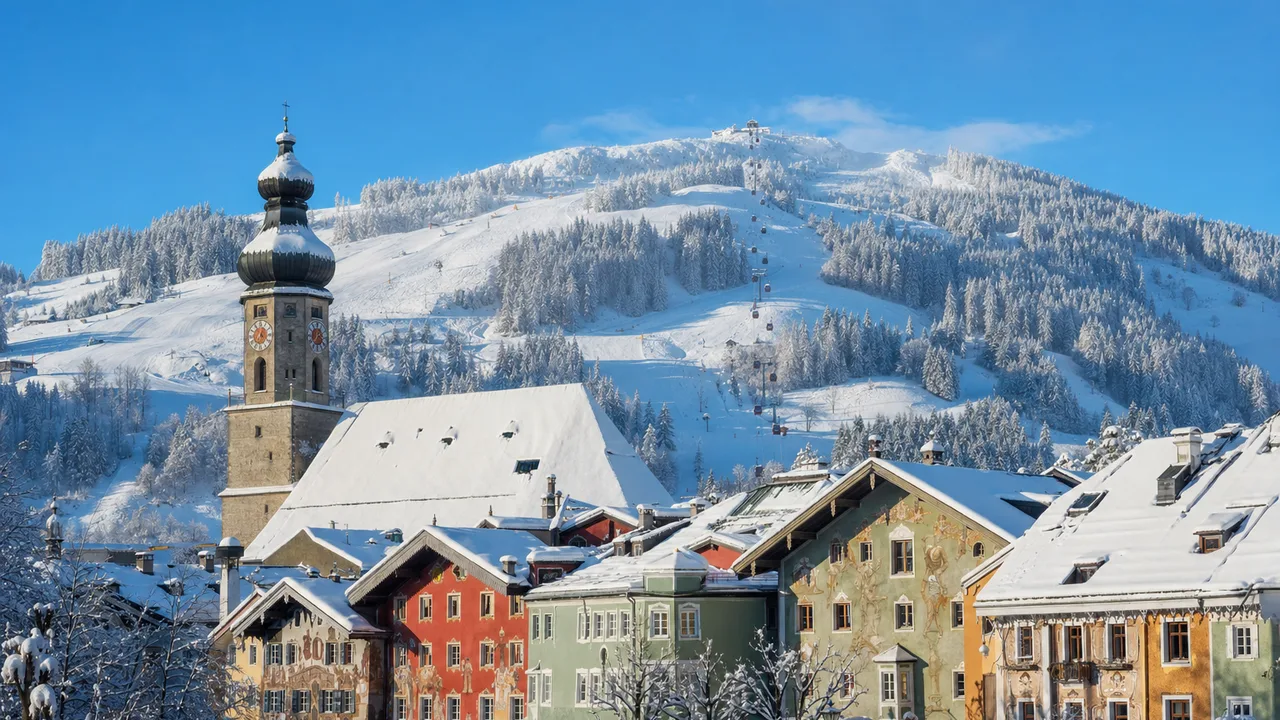 Skiurlaub in Kitzbühel i Österreich