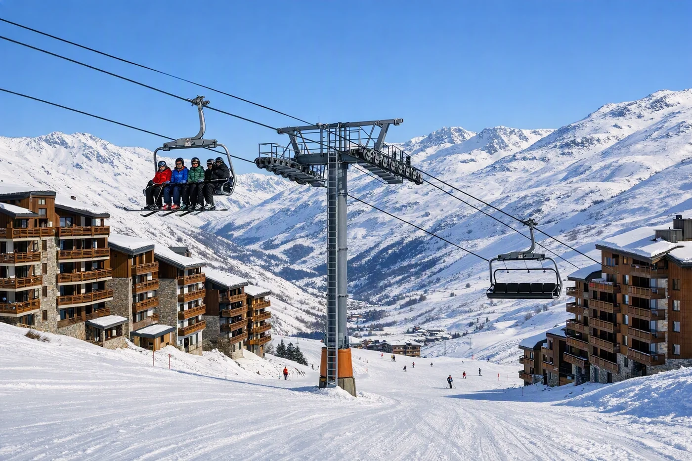 Skiurlaub in Les Menuires i Frankreich