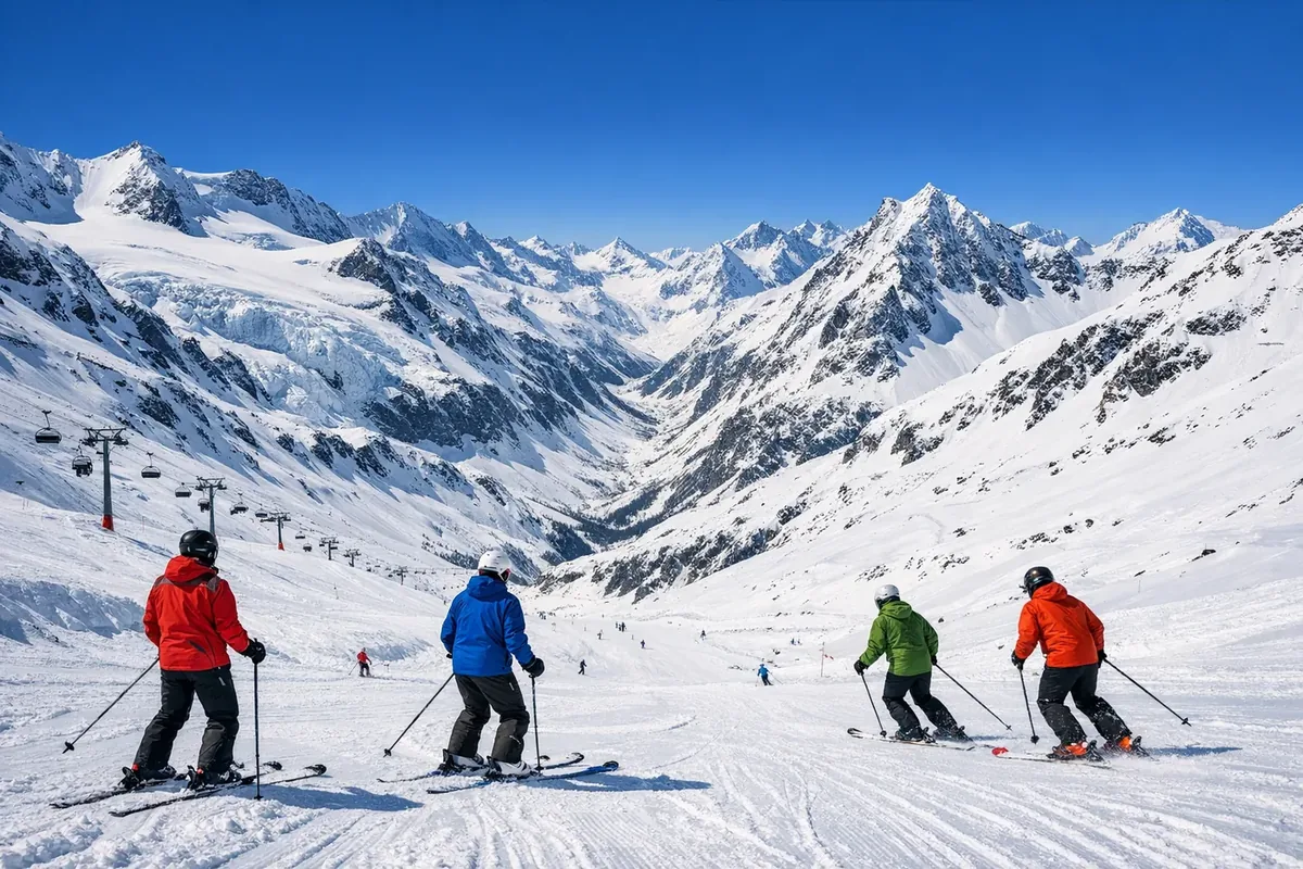Skifahren in Obergurgl