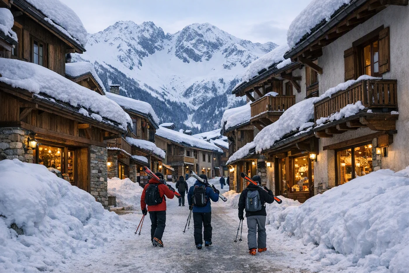 Skiurlaub in Valmorel i Frankreich
