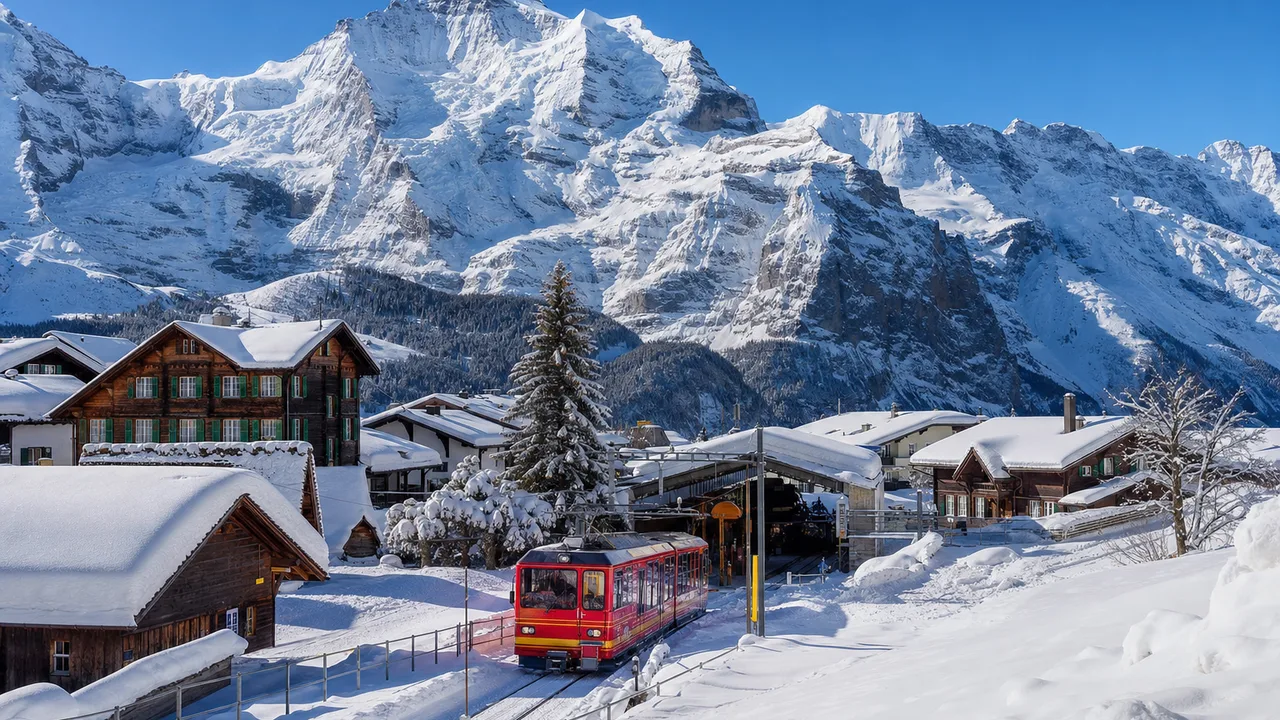 Skiurlaub in Wengen i Schweiz