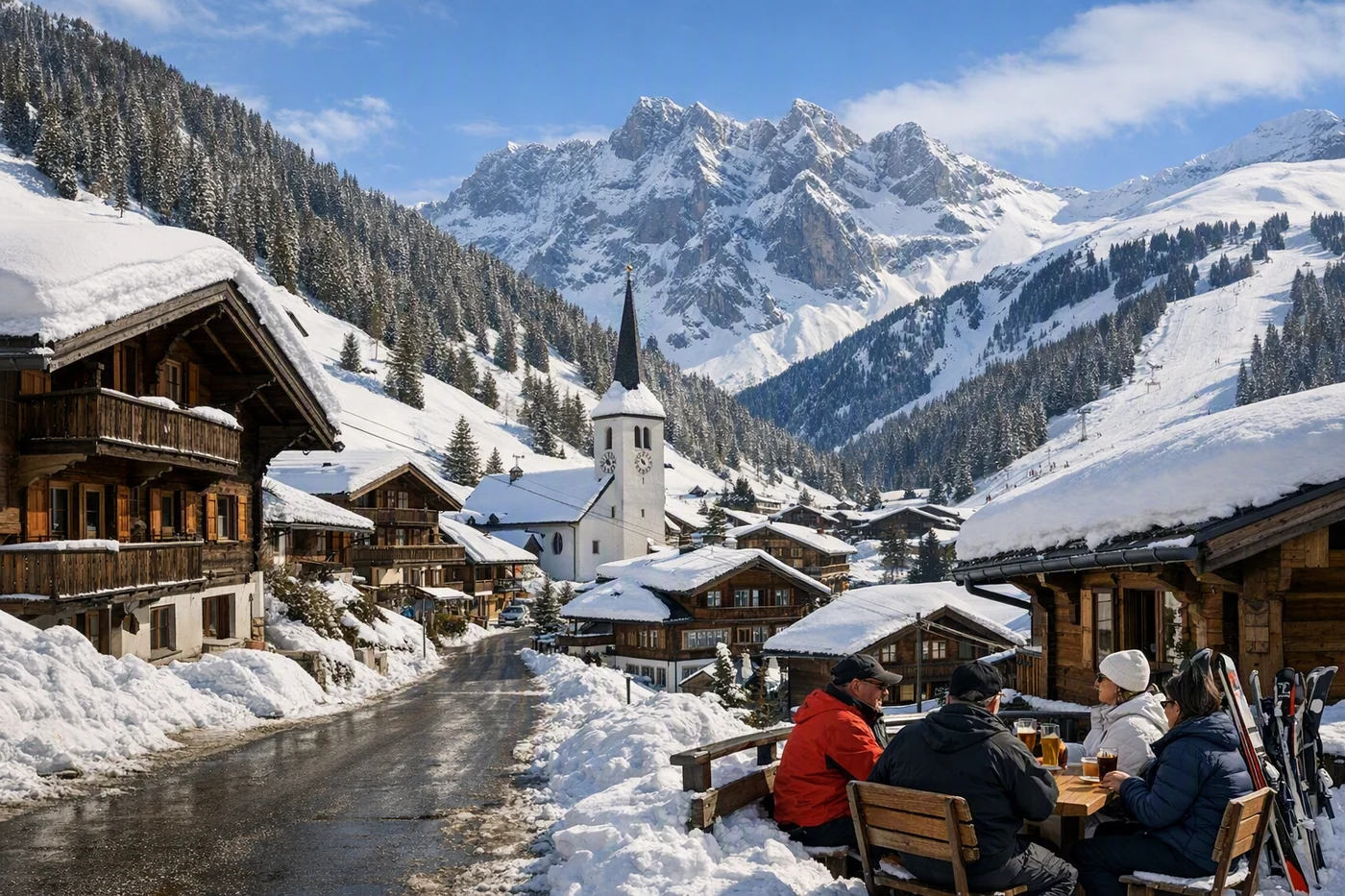 Skiurlaub in Adelboden i Schweiz