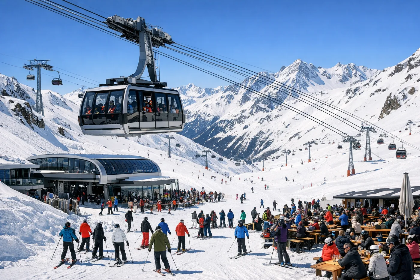 Skiurlaub in Ischgl i Österreich