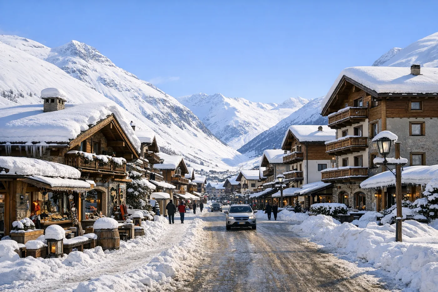 Livigno in der Lombardei
