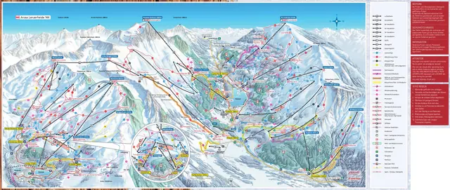 Pistenplan Arosa