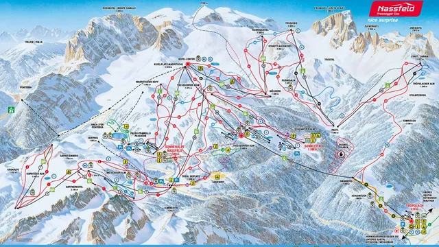 Pistenplan Nassfeld