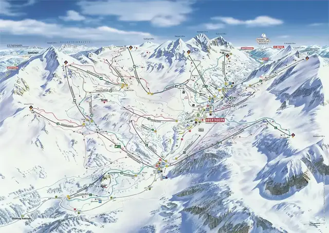Pistenplan Obertauern