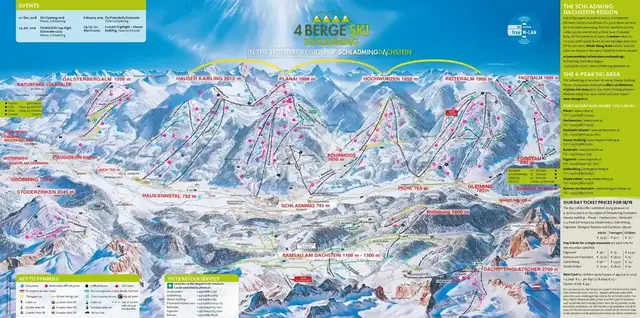 Pistenplan Schladming